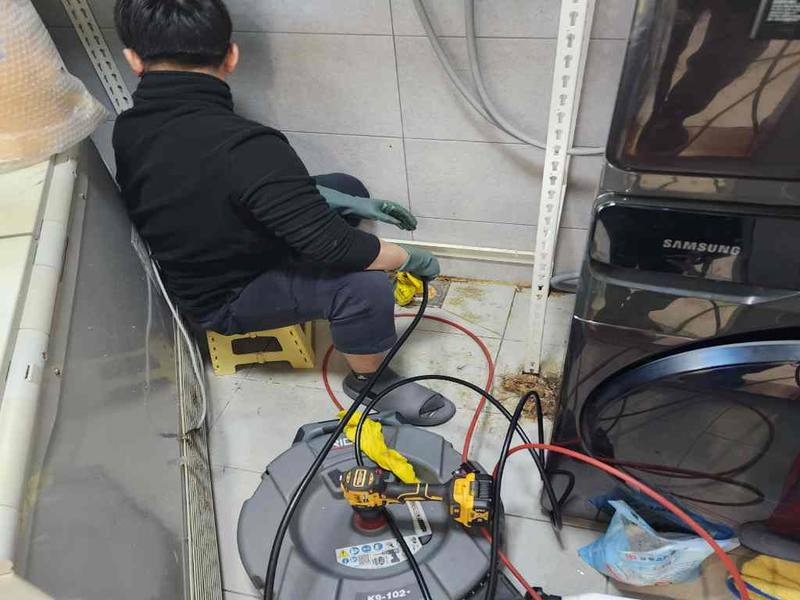 종로구 싱크대막힘 작업사례 8